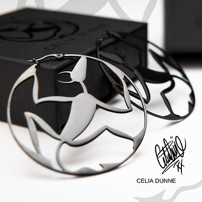 CELIA DUNNE X VANTA Hoop Earrings