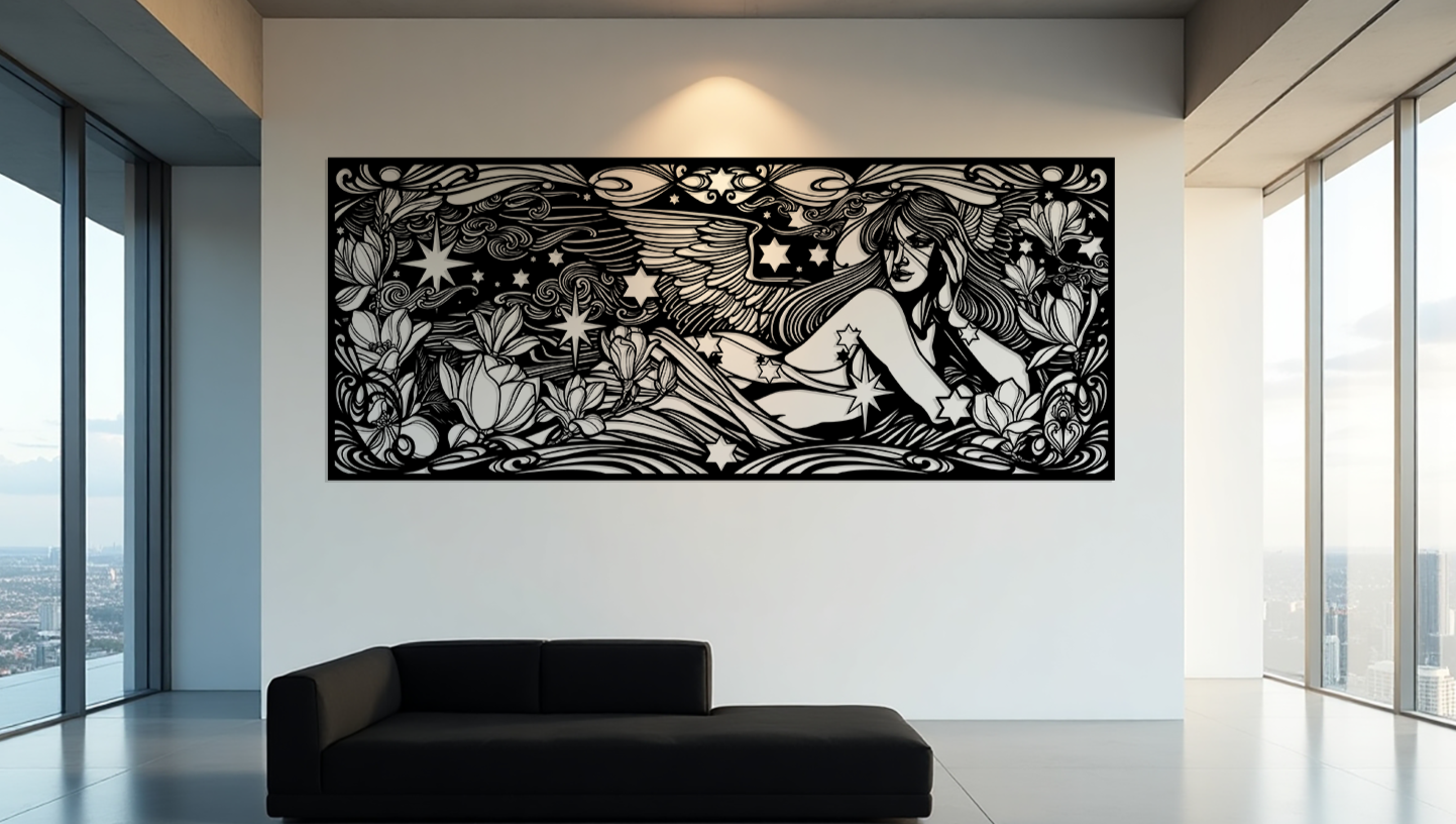 Starry Night Metal Panel