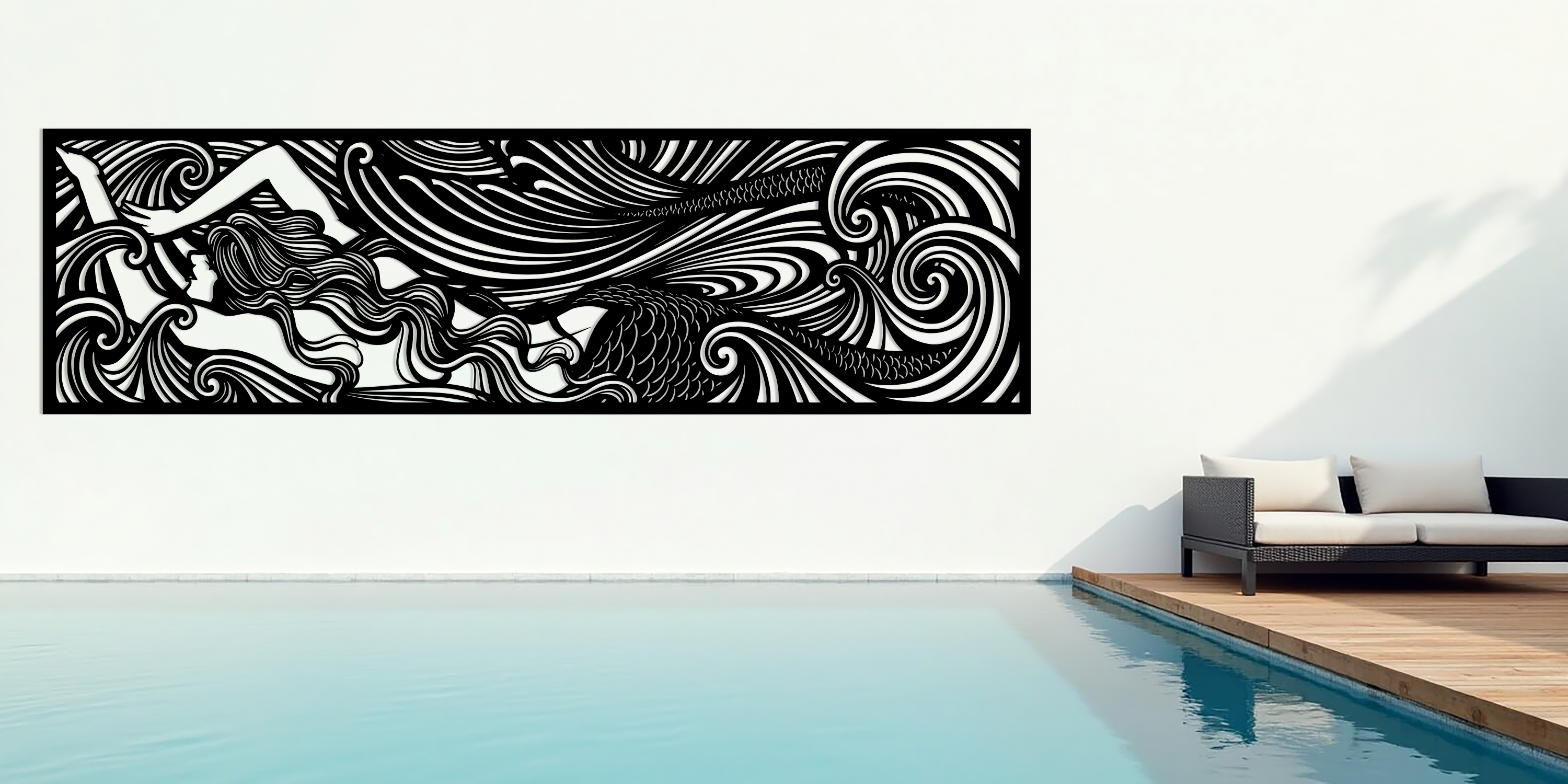 Wave Dancer Metal Panel